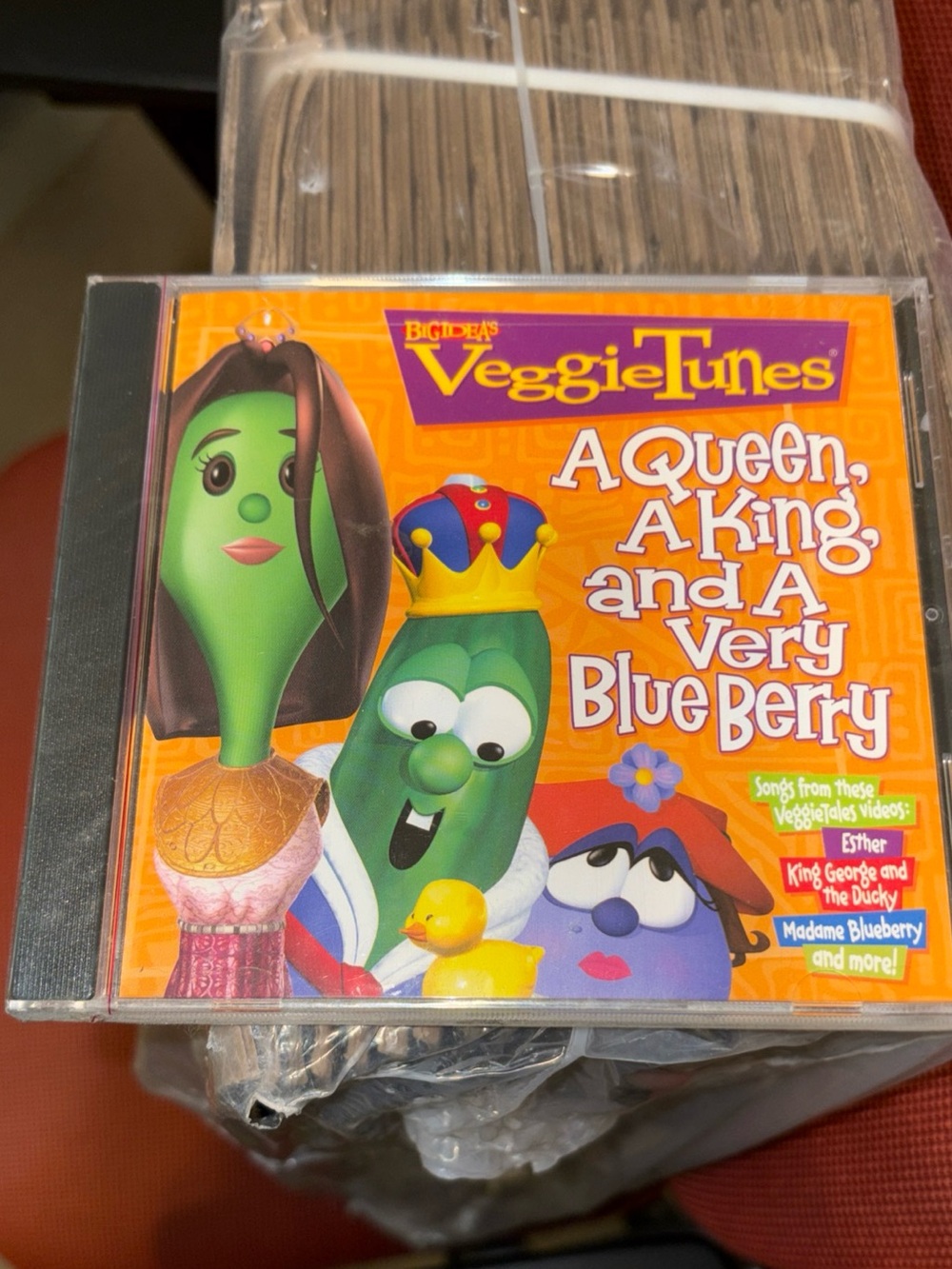 A Queen, A King, and A Very Blue Berry - Veggie Tales - CD NEW SEALED